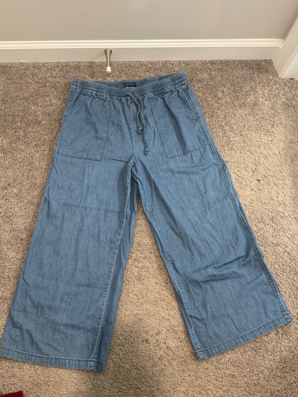 J. Crew Mercantile Light Blue Denim Pants